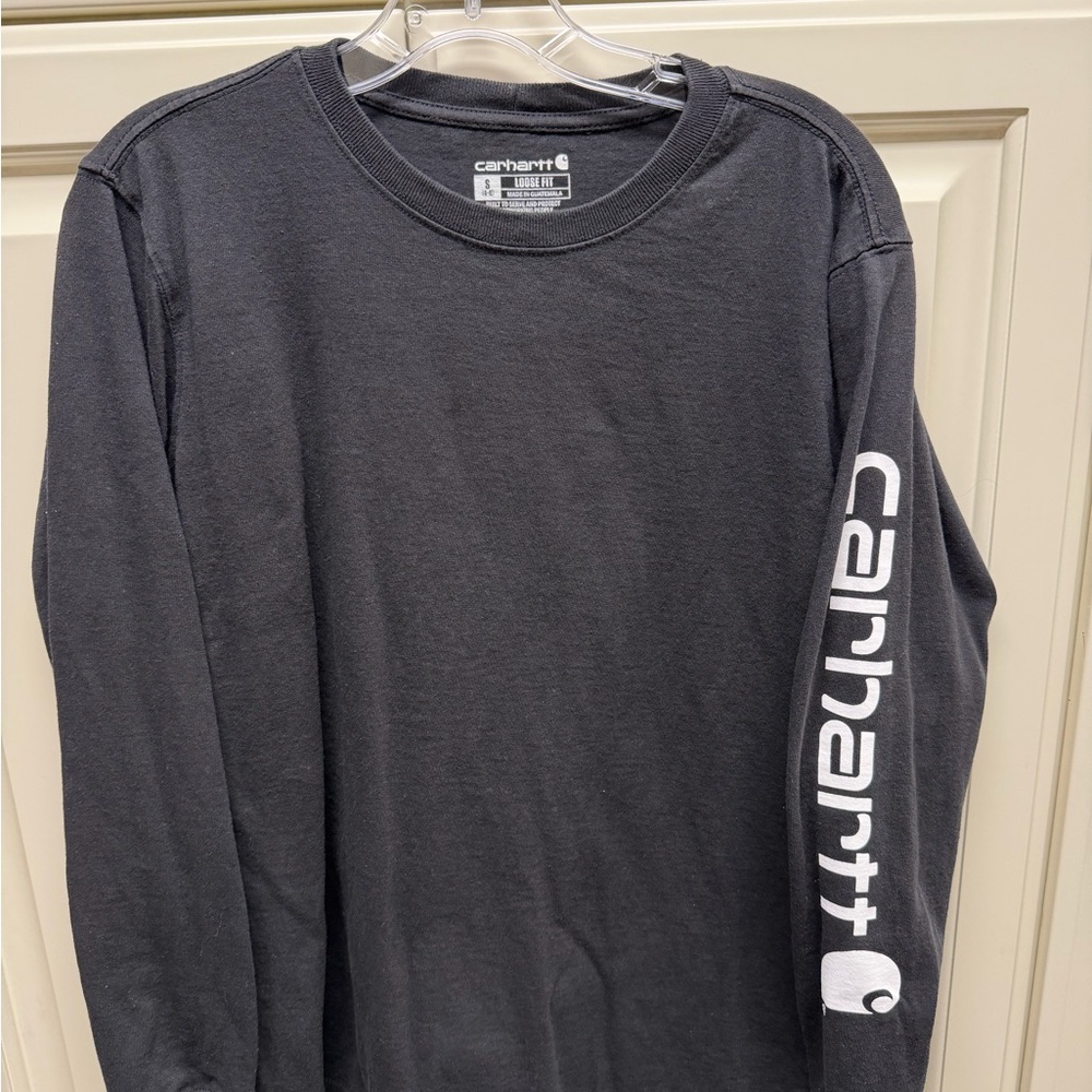 Carhartt Men's Charcoal Long Sleeve Tee